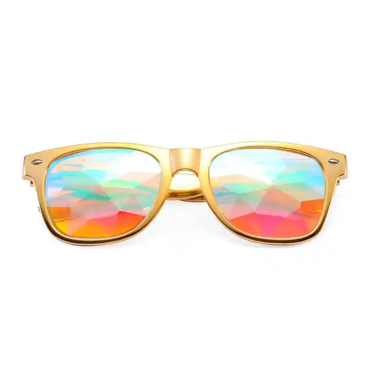 Festivals Kaleidoscope Glasses Rainbow Prism shades Sunglasses